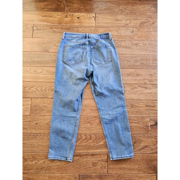 Abercrombie & Fitch The Mom High Rise Denim Jeans Women's Size 10/30 R - Picture 2 of 7
